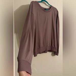 2 piece xxl Purple Long Sleeve Sweater and jogger set